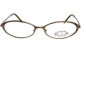 Lulu Guinness Be A Glamour Girl L675 BRN 51-16-135 Eye Glasses Frame H19593